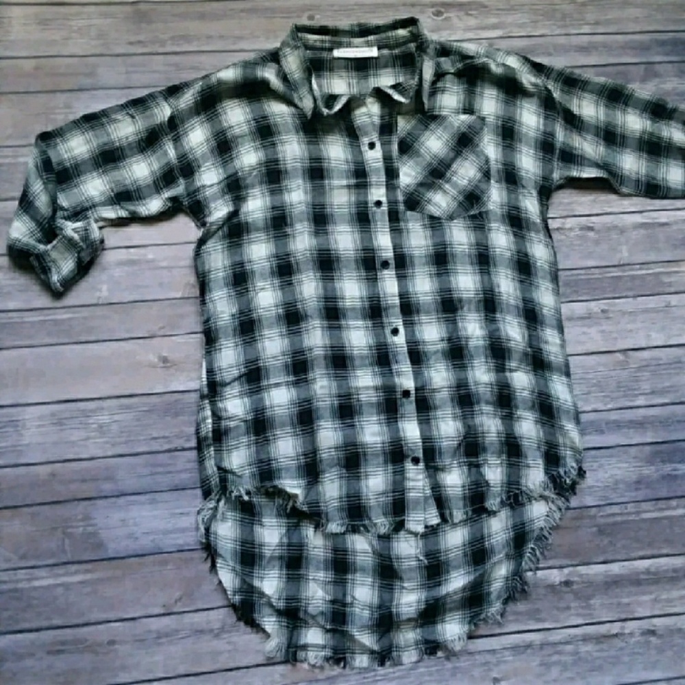 Plaid Fringe Shirt 3 Smalls Left! - Picture 1 of 4